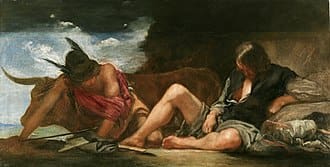 Mercury and Argus by Diego Velázquez, c.1659